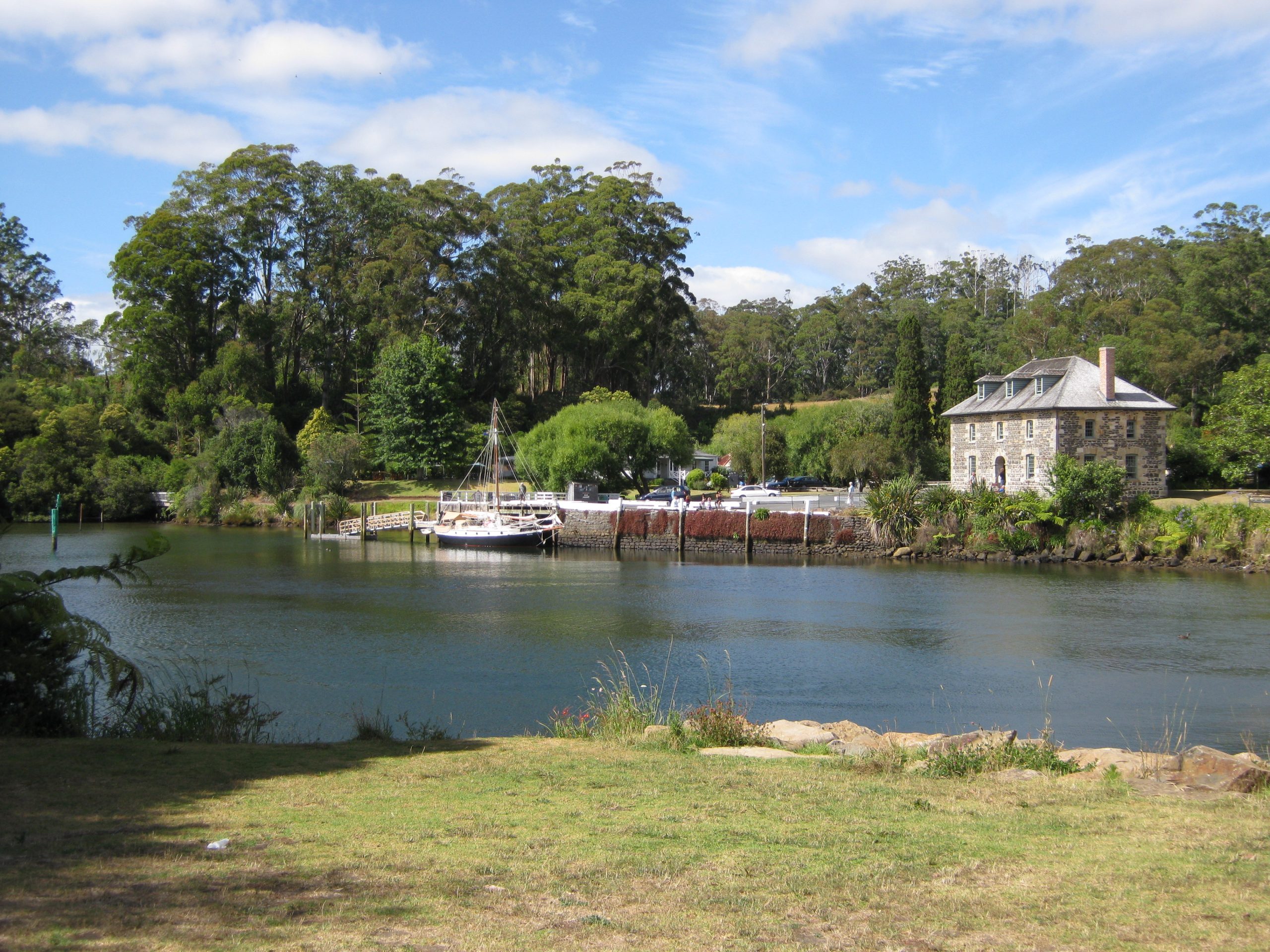 The Kerikeri basin and Stone Store on the Kerikeri Inlet
